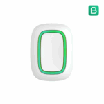 Bouton sans fil Ajax Button Jeweller Blanc de face