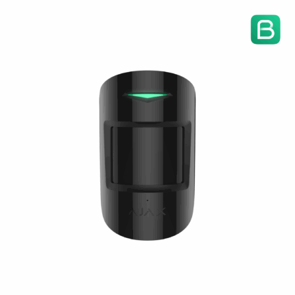 Détecteur combiné Ajax CombiProtect Noir de face