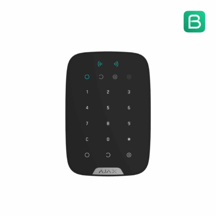 Clavier numérique Ajax KeyPad Plus Jeweller Noir de face