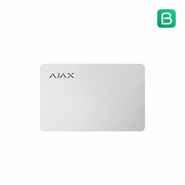 Carte d'accès Ajax Pass Blanc de face