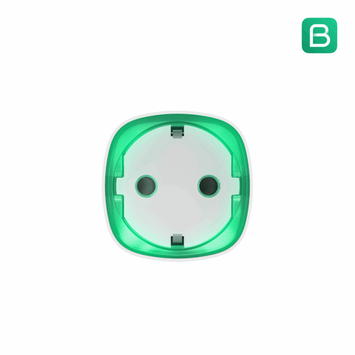 Prise san fil Ajax Socket Jeweller de face