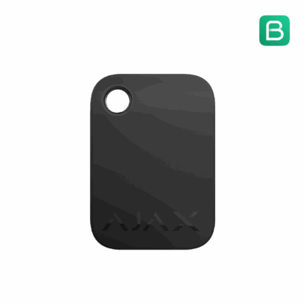 Badge d'accès Ajax Tag Noir de face