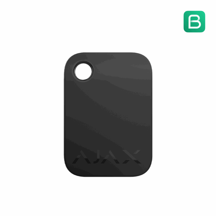 Badge d'accès Ajax Tag Noir de face