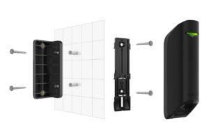 Détecteur de mouvement AJAX MotionProtect Curtain Noir schéma