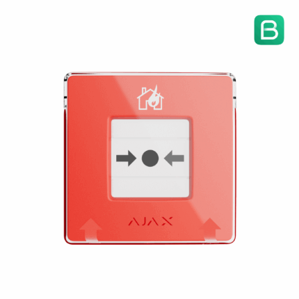 Détecteur d'incendie AJAX manualCallPoint de face
