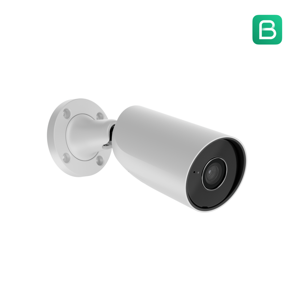 Caméra Ajax BulletCam Blanc de profil