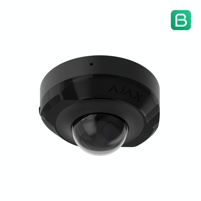 Caméra AJAX DomeCam Mini Noir de face