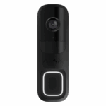 Sonnette intelligente Ajax DoorBell Noir de Face