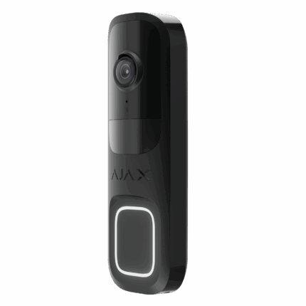 Sonnette intelligente Ajax DoorBell Noir de profil