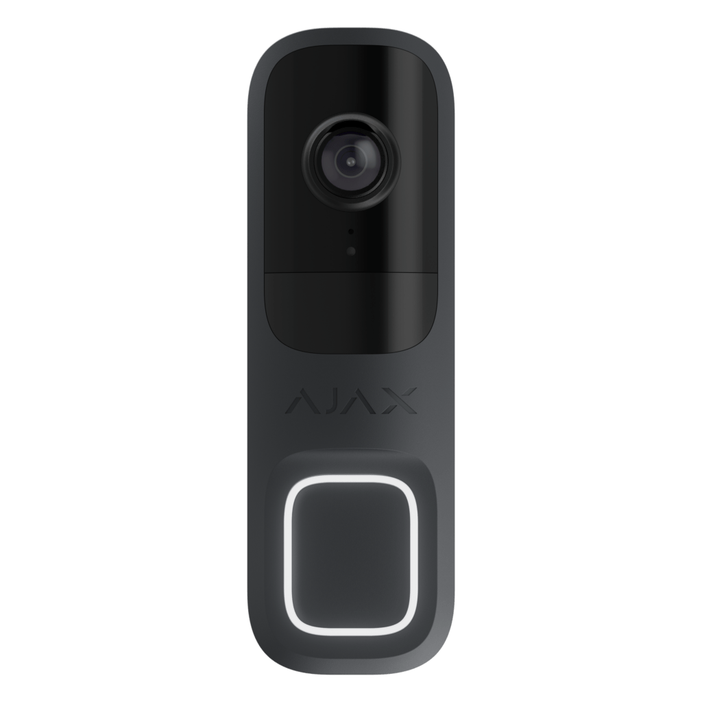 Sonnette intelligente Ajax DoorBell Graphite de face