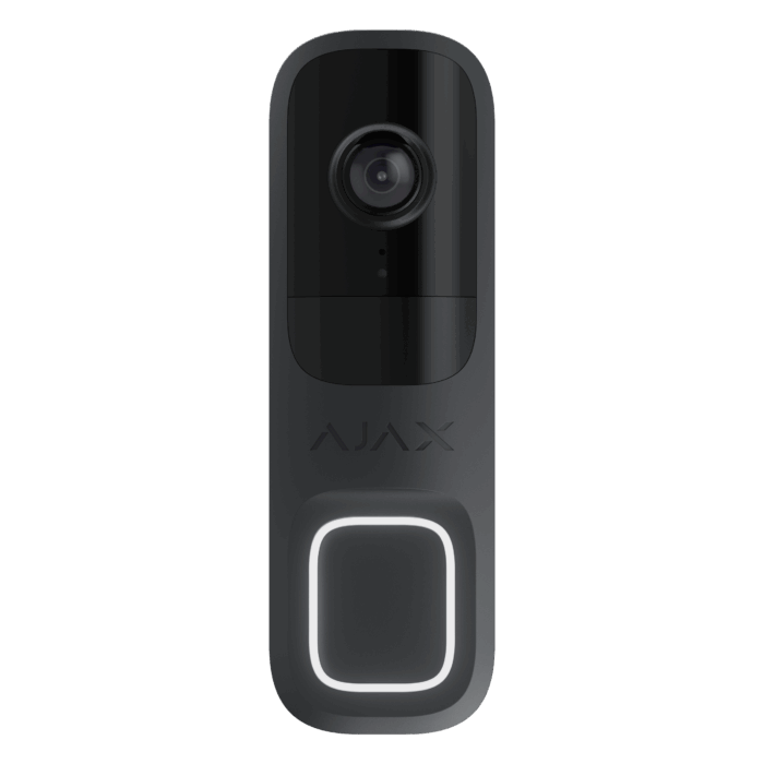 Sonnette intelligente Ajax DoorBell Graphite de face