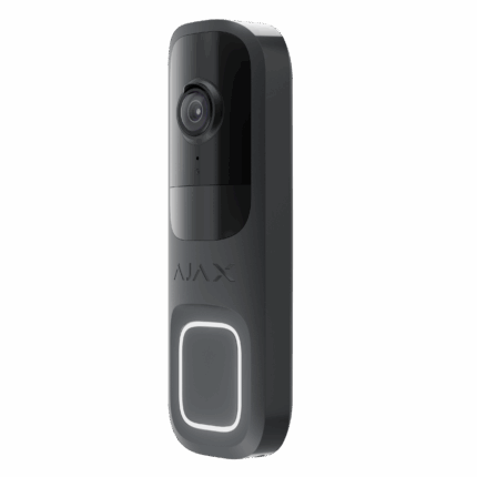 Sonnette intelligente Ajax DoorBell Graphite de profil