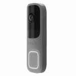 Sonnette intelligente Ajax DoorBell Gris de profil