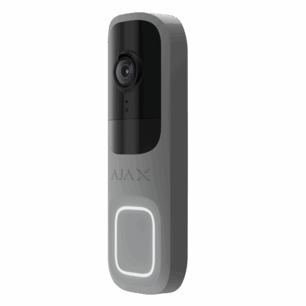 Sonnette intelligente Ajax DoorBell Gris de profil