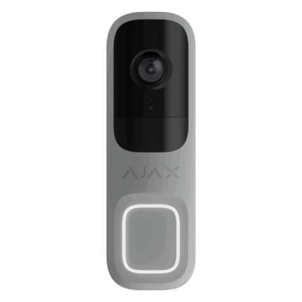 Sonnette intelligente Ajax DoorBell Gris de face