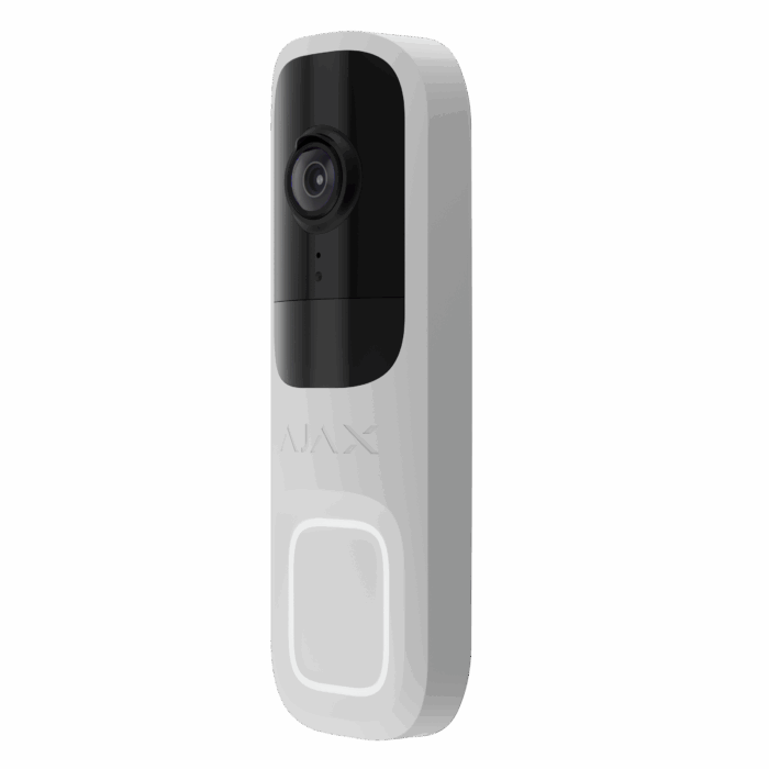Sonnette intelligente Ajax DoorBell Blanc de profil