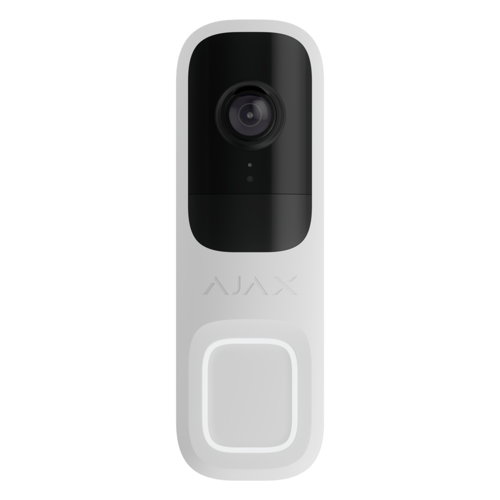 Sonnette intelligente Ajax DoorBell Blanc de face